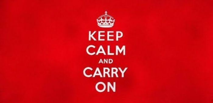 How do you keep calm and carry on in a world full of crises?